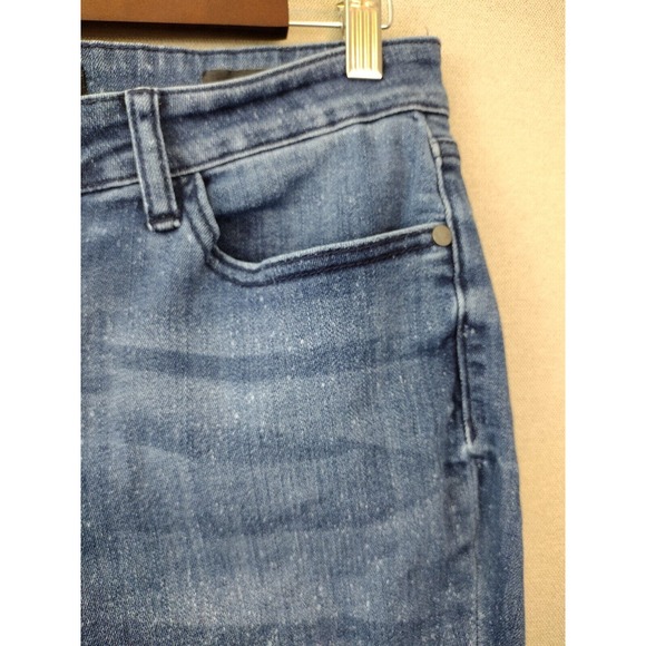 Judy Blue Jeans Women's 11/30 Bleach Splattered Mineral Wash Relaxed Fit Denim - Picture 9 of 14